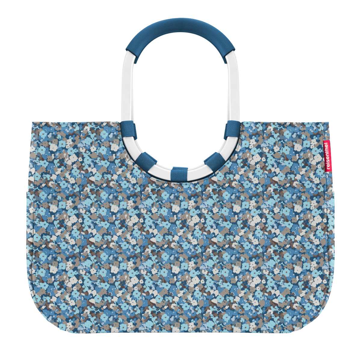 ショッピングバッグ ライゼンタール LOOPSHOPPER L VIOLA （ エコバッグ マチ広 大容量 トートバッグ 買い物バッグ レディース バッグ 花柄 マイバッグ 手提げ 肩掛け 大きい アルミハンドル ショルダーバッグ ジム ） 【セレステ】