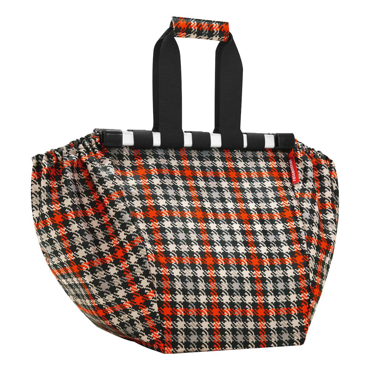ショッピングバッグ reisenthel EASY SHOPPINGBAG カート 設置 （ ライゼンタール ショッピングカート レジカゴ 取付け 対応 折りたたみ エコバッグ お買い物バッグ マイバッグ コンパクト 折り畳み おしゃれ 大きい ） 【グレンチェックレッド】