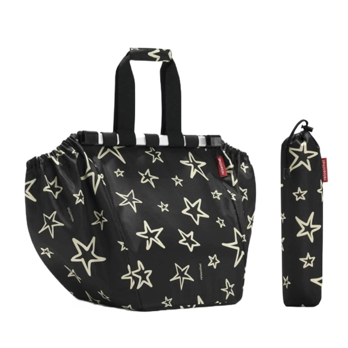 ショッピングバッグ reisenthel EASYSHOPPING BAG STARS （ ライゼンタール エコバッグ レジカゴ 折りたたみ コンパクト レジかご バッグ 折り畳み 買い物 ショッピング レジ袋 マイバッグ 大容量 おしゃれ ）