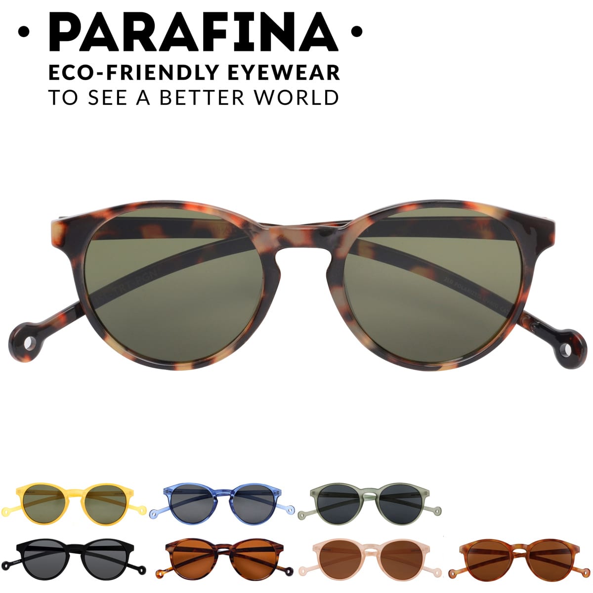 サングラス PARAFINA ISLA レディース メンズ おしゃれ （ パラフィナ カラーレンズ メガネ 軽量 フレーム 眼鏡 めがね ファッショングラス UVカット 男女兼用 紫外線カット 度なし 首掛け 伊達メガネ ポリカーボネート ） 【AMBERTORTOISE】