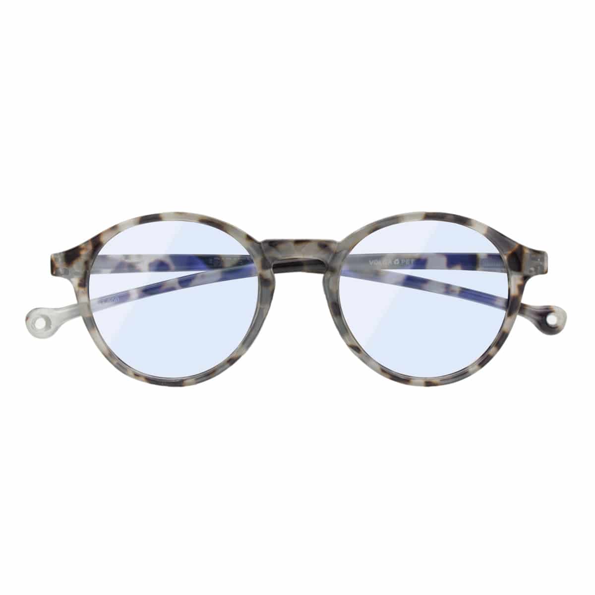 PC用メガネ PARAFINA VOLGA ブルーライトカット （ メガネ おしゃれ 軽量 フレーム 眼鏡 めがね ブルーライト 反射防止 PCメガネ 度なし ポリカーボネート ） 【ASHWHITEDEMI】