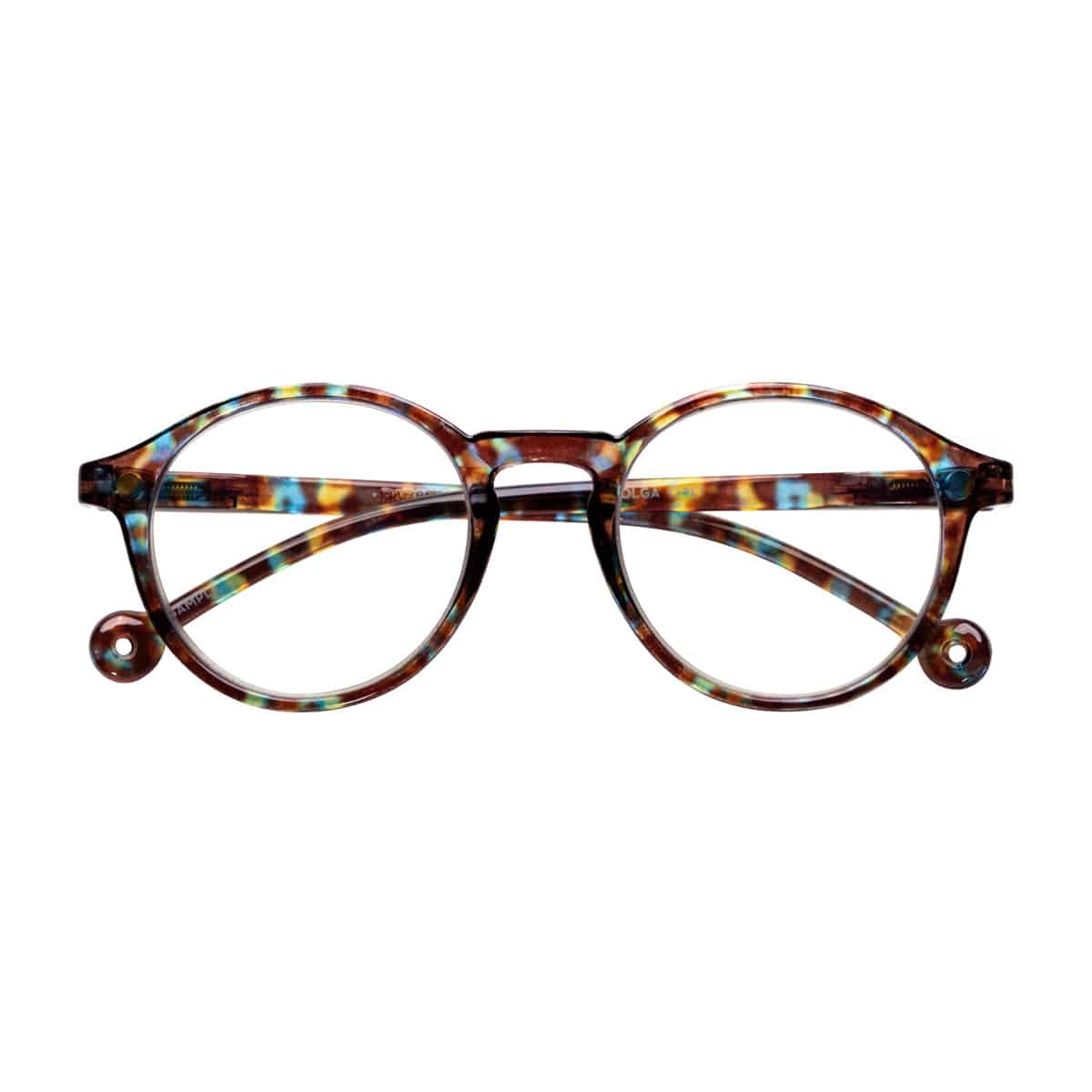 PC用メガネ PARAFINA VOLGA ブルーライトカット （ メガネ おしゃれ 軽量 フレーム 眼鏡 めがね ブルーライト 反射防止 PCメガネ 度なし ポリカーボネート ） 【BLUETORTOISE】