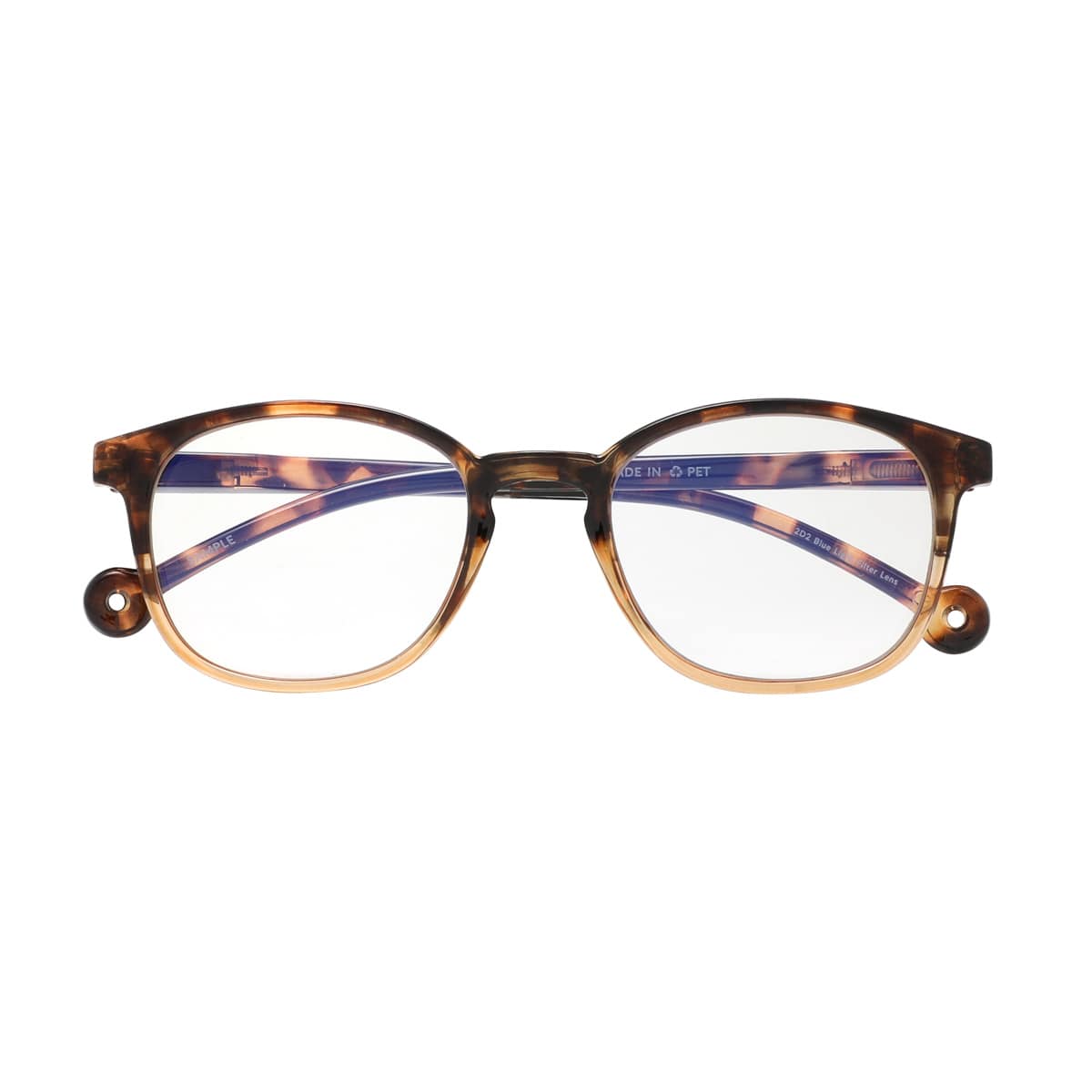 PC用メガネ PARAFINA SENA ブルーライトカット （ ブルーライトカットメガネ メガネ おしゃれ 軽量 フレーム 眼鏡 めがね pcメガネ ブルーライト 反射防止 エコ ポリカーボネート サスティナブル ） 【TortoiseHoneyDemi】