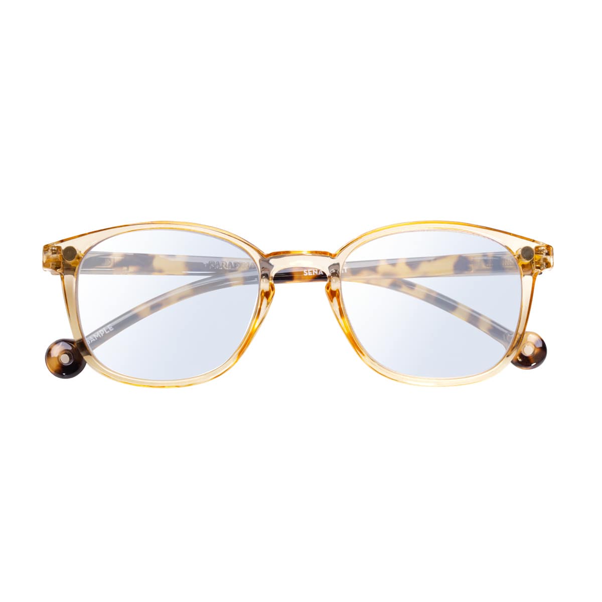 PC用メガネ PARAFINA SENA ブルーライトカット （ ブルーライトカットメガネ メガネ おしゃれ 軽量 フレーム 眼鏡 めがね pcメガネ ブルーライト 反射防止 エコ ポリカーボネート サスティナブル ） 【TRANSPARENTMOROCCO】