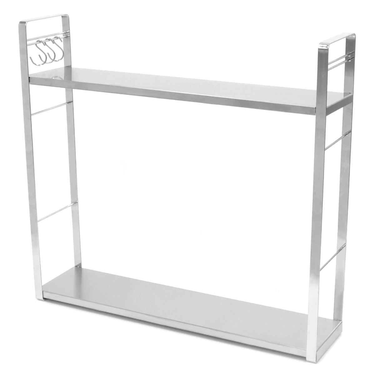 キッチンラック コンロサイドラック 2段 bws SELECTION （ 日本製 ステンレス 調味料ラック ビーワースセレクション 燕三条 コンロ ラック 収納 収納ラック コンロラック 隙間 スリム 二段 キッチン収納 ）