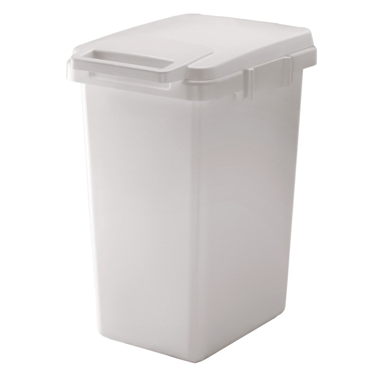 ゴミ箱 45L 連結 屋内外兼用 片手で開く連結ダストボックス HOME&HOME （ ごみ箱 45リットル 45 屋外 屋内 兼用 ふた付き 分別 シンプル 大容量 連結ダストボックス 袋止め付き 角型 外用 屋外用 無地 ベーシック ） 【グレー】