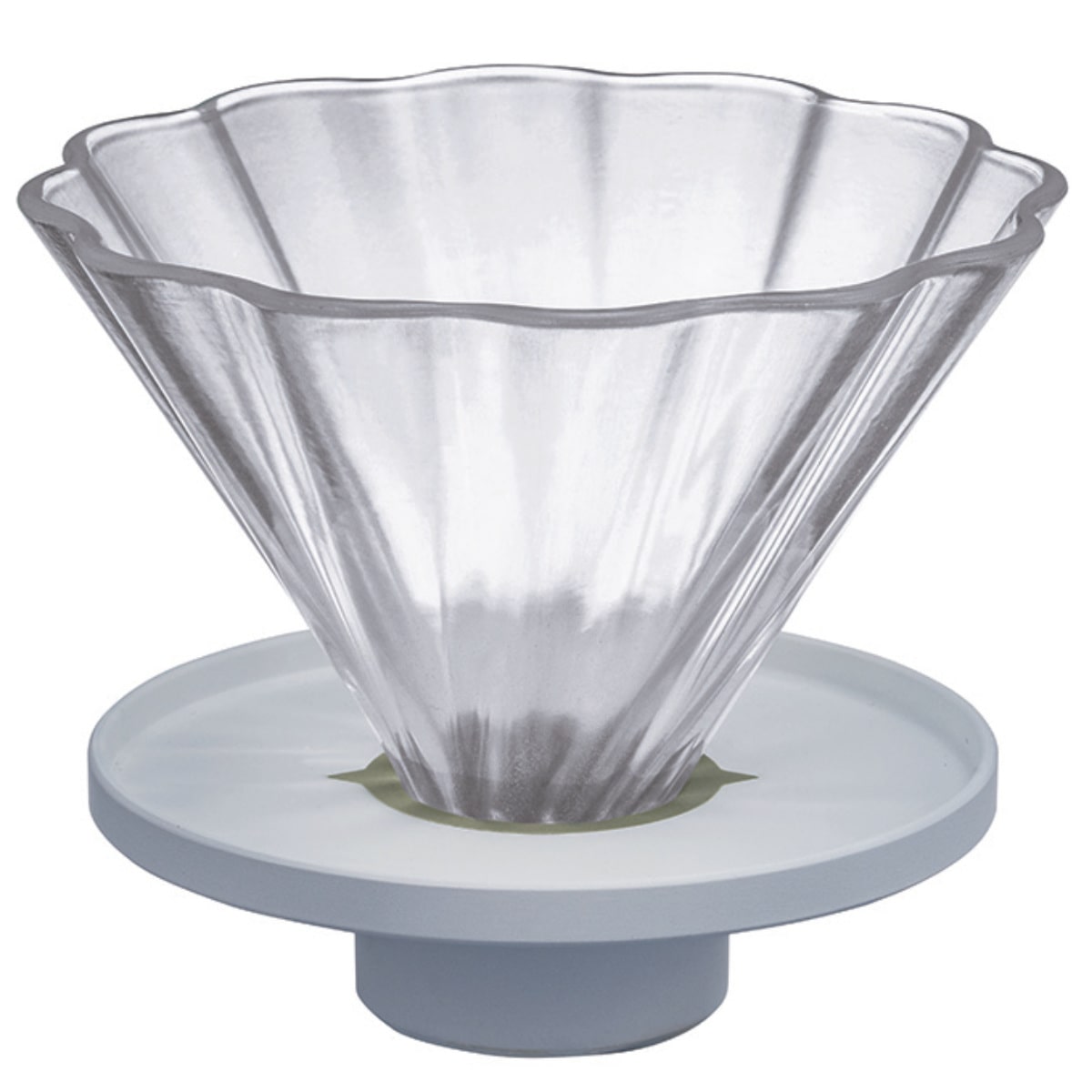 ハリオ ドリッパー 1～4杯用 茶茶ドリッパー ブーケ 耐熱ガラス （ HARIO 食洗機対応 ティー ティーグッズ ティー用品 紅茶 ハーブティー お茶 ハンドドリップ ティーウェア お茶用品 専用 おしゃれ ）