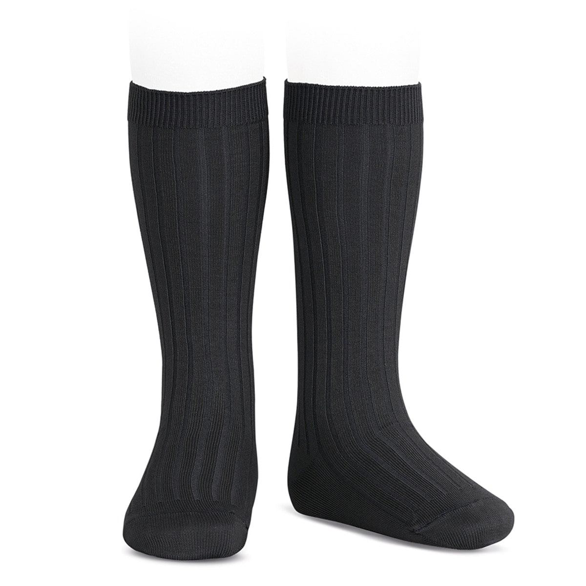 靴下 condor コンドル 子供 9.5～13.5cm ベーシック リブ ニーハイソックス カラー1 （ ソックス ベビー用靴下 ベビー キッズ くつ下 くつした ハイソックス 子ども用靴下 丈夫 9.5 10 10.5 11 11.5 12 12.5 13 cm ） 【ネグロ 2】