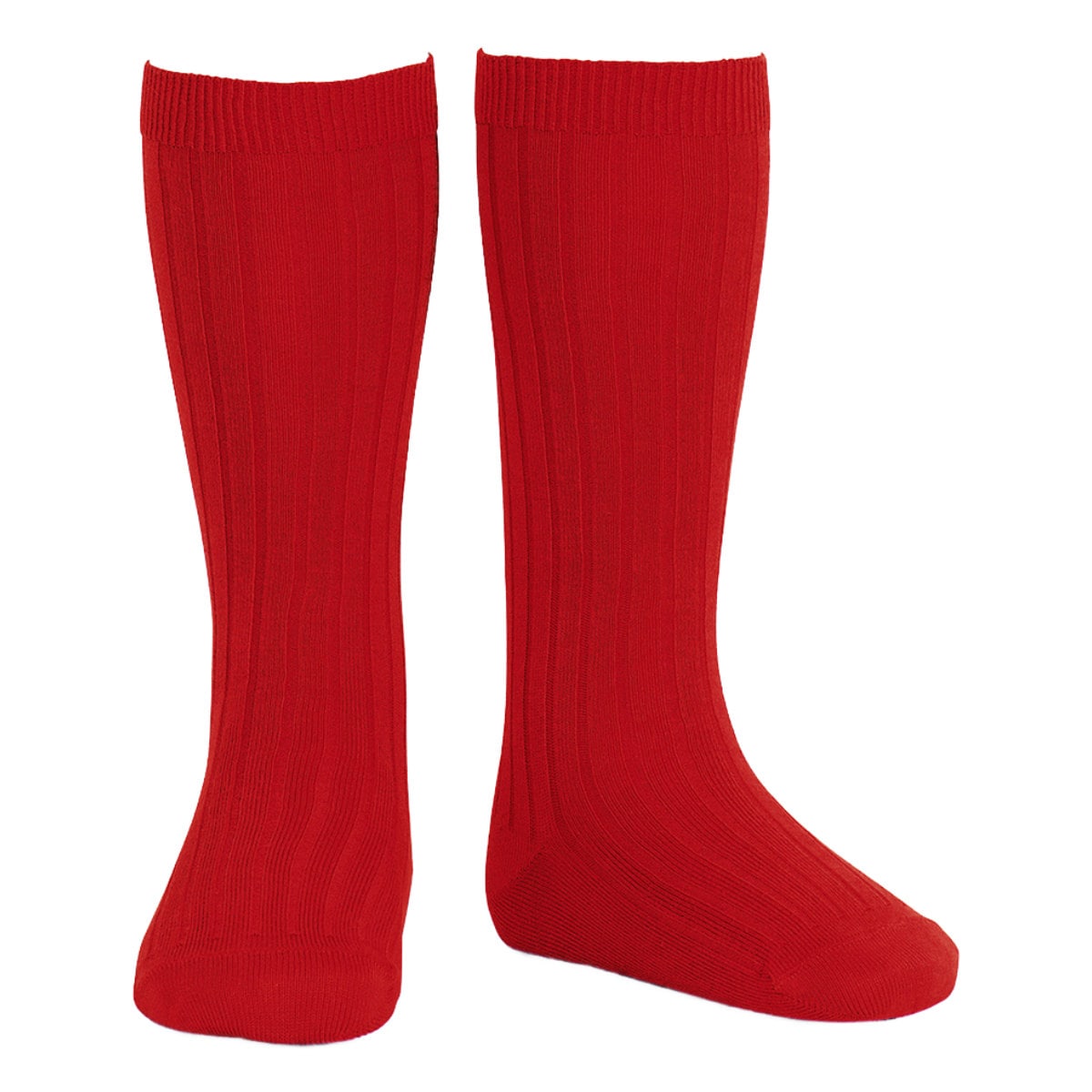 靴下 condor コンドル 14.5～24.5cm ベーシック リブ ニーハイソックス カラー2 （ ソックス 子供 子ども用靴下 くつ下 くつした キッズ ジュニア リブソックス ハイソックス 丈夫 スペイン製 手触り 肌触り 滑らか ギフト おしゃれ ） 【ロホ 4】