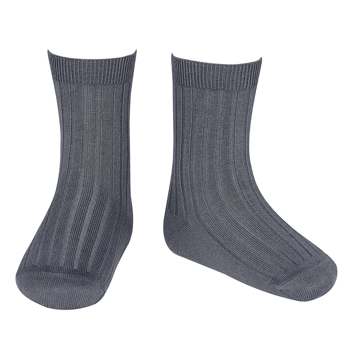 靴下 condor レディース 24.5～25.5cm リブ ショートソックス カラー2 （ コンドル ソックス くつ下 コットン リブショートソックス 丈夫 くつした 大人 Basic rib short socks 24 24.5 25 25.5 cm ） 【カーボン】