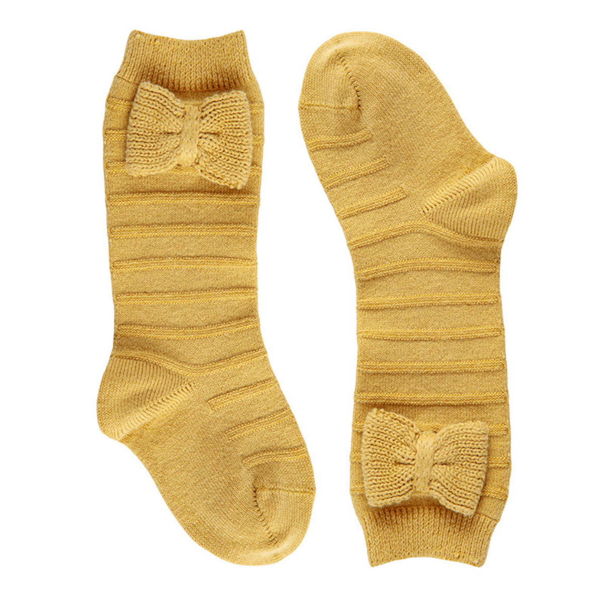 靴下 condor 子供 11.5～13.5cm ニットリボン付き ニーソックス （ コンドル 子ども用靴下 ベビー キッズ ソックス くつ下 くつした Knee socks with knit bow ニーハイソックス リボン 11.5 12 12.5 13 13.5 cm ） 【モスターサ】