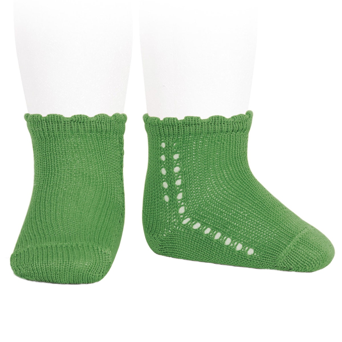 靴下 condor コンドル 8.5～13cm サイド オープンワーク パール ショートソックス （ ソックス ベビー用靴下 子供 ベビー キッズ くつ下 くつした 綿 コットン 丈夫 出産祝い おしゃれ 8.5 9 9.5 10 10.5 11 11.5 cm ） 【アンダルシア 1】