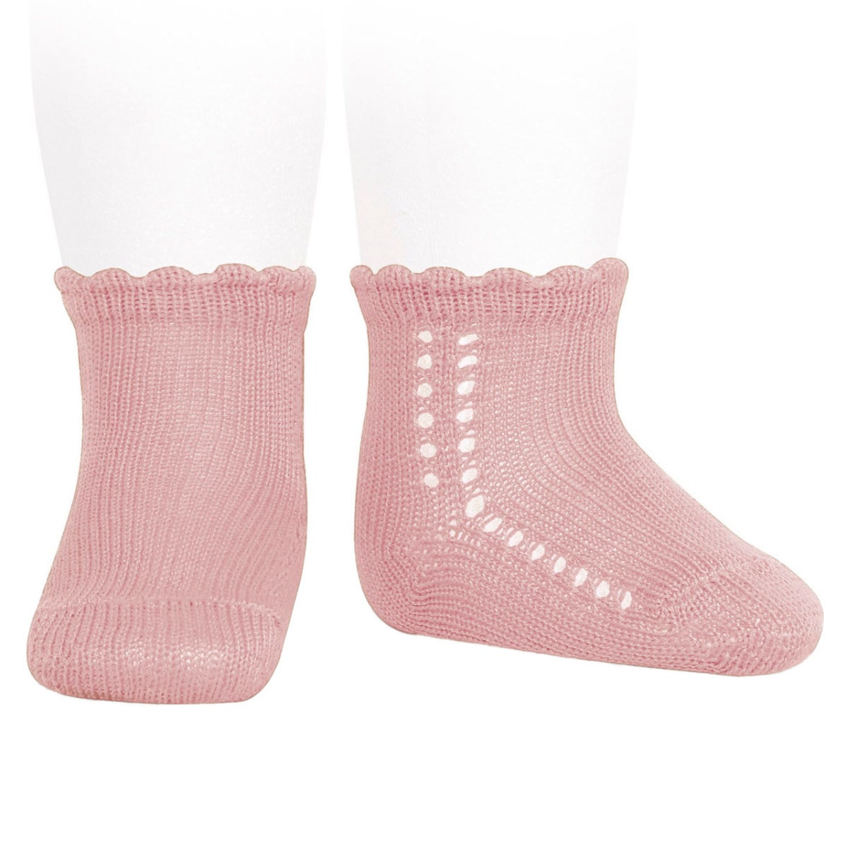 靴下 condor コンドル 8.5～13cm サイド オープンワーク パール ショートソックス （ ソックス ベビー用靴下 子供 ベビー キッズ くつ下 くつした 綿 コットン 丈夫 出産祝い おしゃれ 8.5 9 9.5 10 10.5 11 11.5 cm ） 【ロサパロ 0】