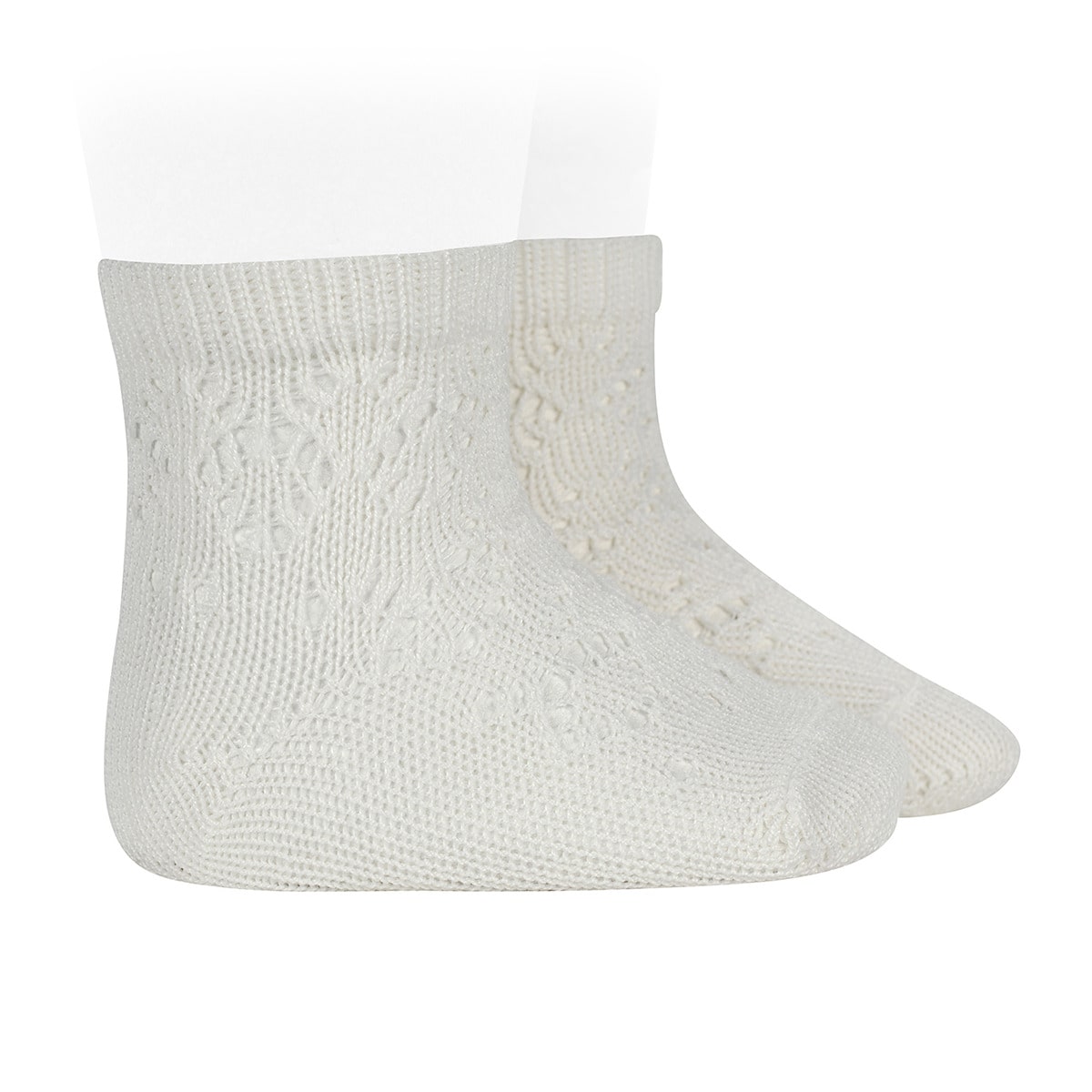 靴下 condor 子供 4歳～7歳 パール ジオメトリック オープンワーク ショートソックス （ コンドル 子ども用靴下 キッズ ソックス くつ下 くつした Perle geometric openwork short socks 丈夫 キッズ用 綿 コットン ） 【ナタ 6】