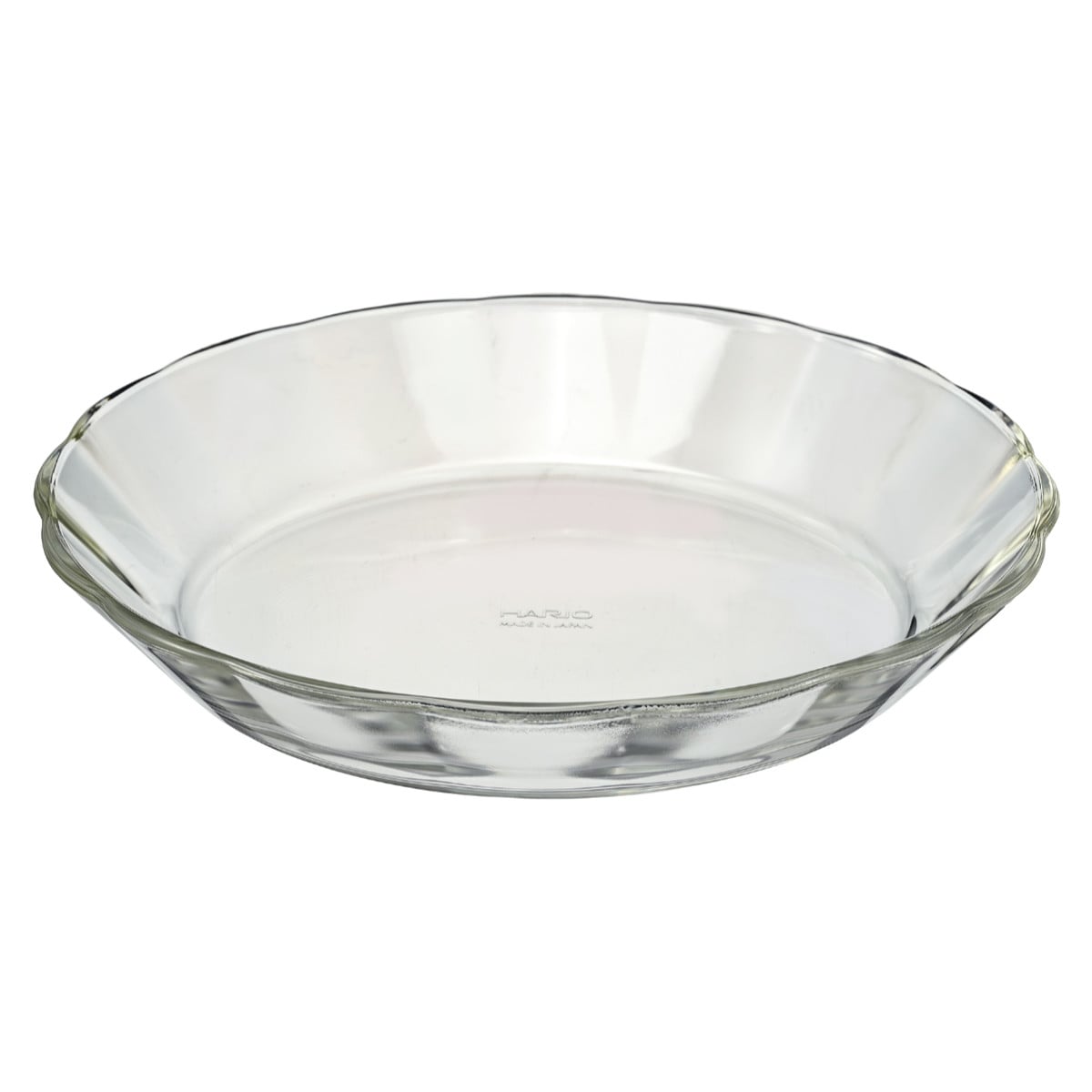ハリオ プレート 25cm 耐熱ガラス （ HARIO 食洗機対応 電子レンジ対応 オーブン対応 ガラス 耐熱皿 耐熱容器 日本製 耐熱 ガラスプレート 大皿 深皿 盛皿 パスタ サラダ おしゃれ ）