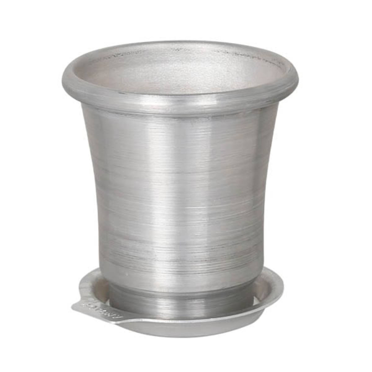 ダルトン ポット＆ソーサー S アルミニウム （ DULTON ポット 植木鉢 プランター アルミポット 鉢 プラントポット 鉢ポット アルミ ソーサー付き ソーサー 観葉植物 ）