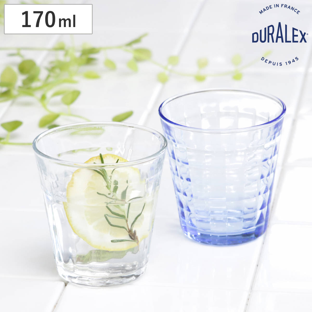 DURALEX デュラレックス プリズム コップ 170ml （ PRISME 食洗機対応 電子レンジ対応 食器 グラス ガラス 強化ガラス ガラス製 耐熱 アイスコーヒー ホット ガラスコップ 丈夫 シンプル クリア 透明 洋食器 おしゃれ ） 【クリア】