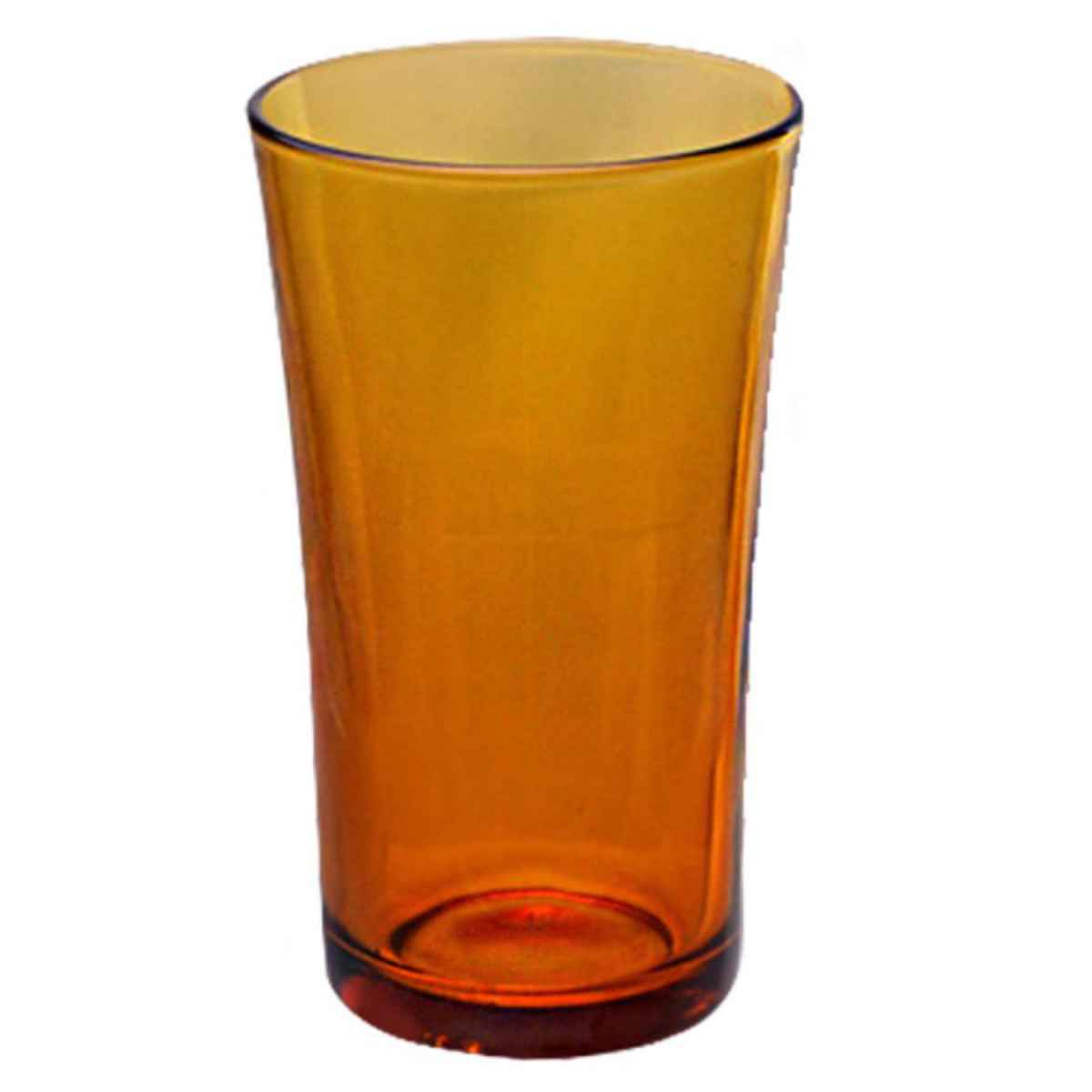 デュラレックス グラス 280ml AMBER アンバー 強化ガラス （ DURALEX 食洗機対応 電子レンジ対応 食器 コップ カップ ガラス ガラス製 ガラスコップ 丈夫 シンプル オレンジ レトロ 洋食器 おしゃれ ）