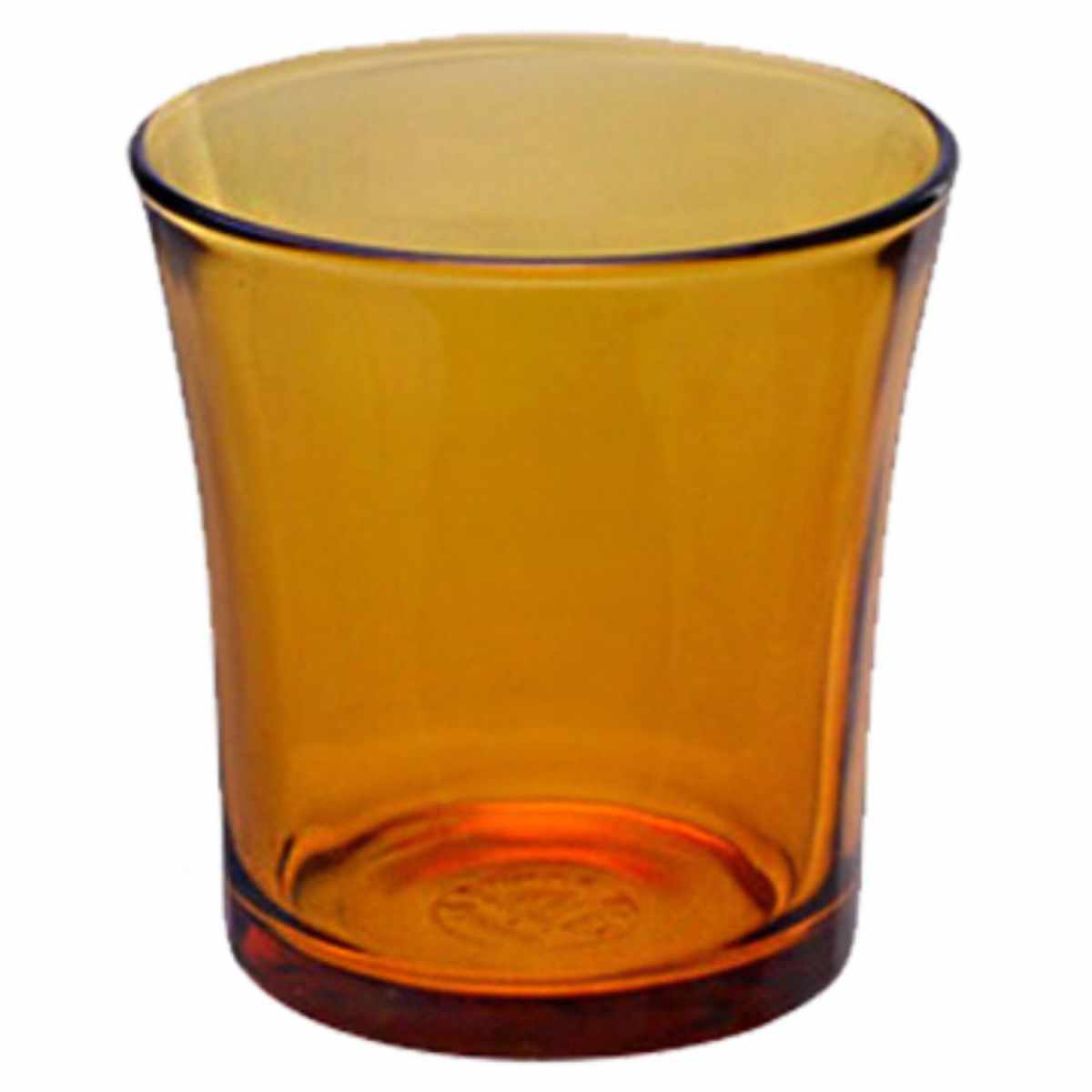 デュラレックス グラス 160ml AMBER アンバー 強化ガラス （ DURALEX 食洗機対応 電子レンジ対応 食器 コップ カップ ガラス ガラス製 ガラスコップ 丈夫 シンプル オレンジ レトロ 洋食器 おしゃれ ）