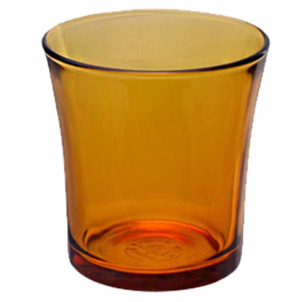 デュラレックス グラス 210ml AMBER アンバー 強化ガラス （ DURALEX 食洗機対応 電子レンジ対応 食器 コップ カップ ガラス ガラス製 ガラスコップ 丈夫 シンプル オレンジ レトロ 洋食器 おしゃれ ）