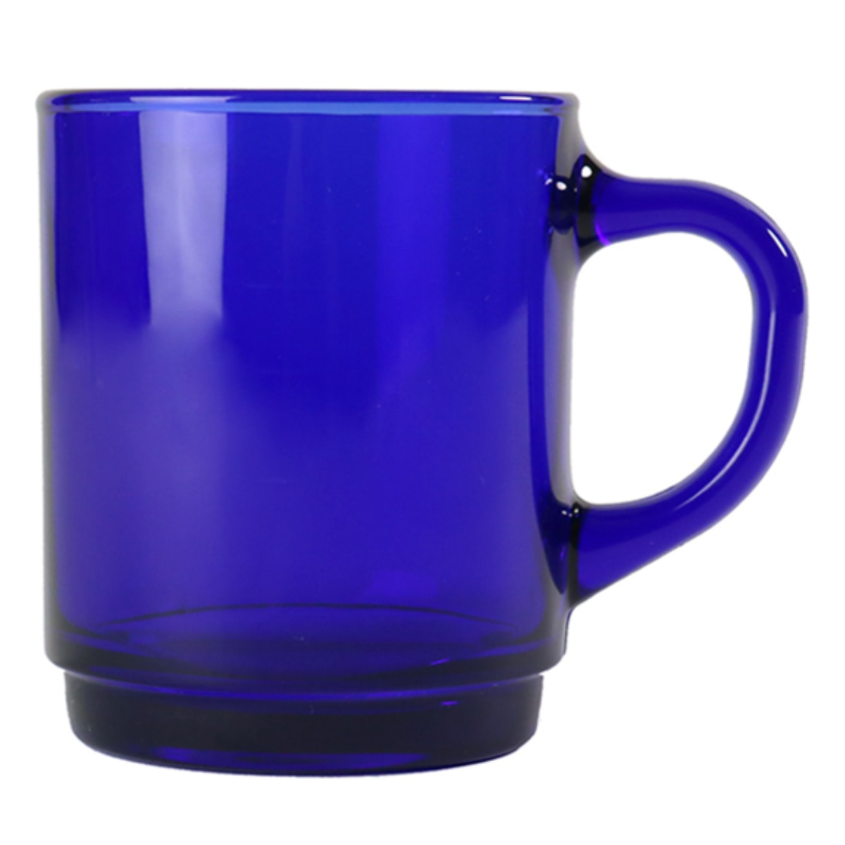 デュラレックス マグカップ 250ml SAPHIR サファイア 強化ガラス 6個セット （ 食洗機対応 電子レンジ対応 DURALEX 食器 マグ カップ ガラス ガラス製 ガラスマグ 丈夫 シンプル クリア ブルー 青 洋食器 おしゃれ ）