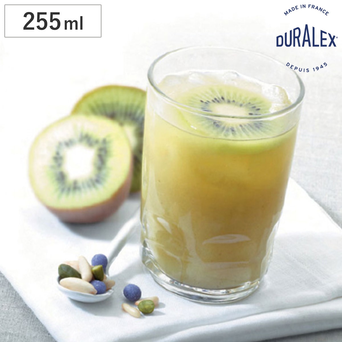 DURALEX デュラレックス ハイラル グラス 255ml （ HILAL 食洗機対応 電子レンジ対応 強化ガラス 食器 ガラス ガラスコップ ガラス製 丈夫 シンプル クリア 透明 洋食器 おしゃれ ）