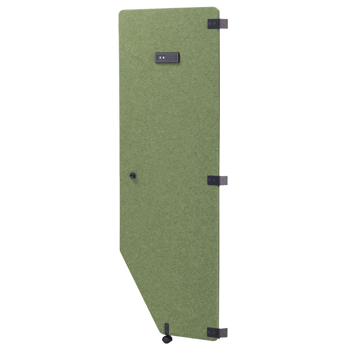 吸音ブース用ドア オフィスブース ハニカムドア REMUTE （ 間仕切り 衝立 パーテーション 吸音ブース用 パーツ 扉 ドア キャスター付き 吸音 ボックス オフィス リモートワーク ブース 個室 テレワーク Web会議 ついたて 追加パーツ ） 【グリーン】