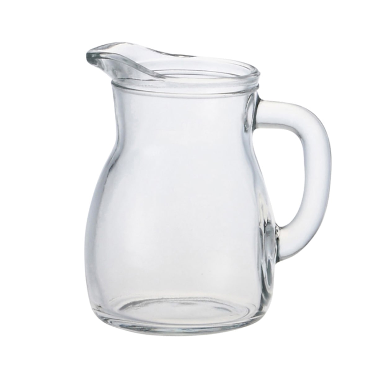 ボルミオリ・ロッコ ジャグ 300ml BISTROT JUG ビストロジャグ ガラス （ ピッチャー 水差し 水さし サーバー カラフェ ガラス製 目盛り付き 取っ手付き ハーブウォーター 水 ジュース シンプル アイスティー おしゃれ ）