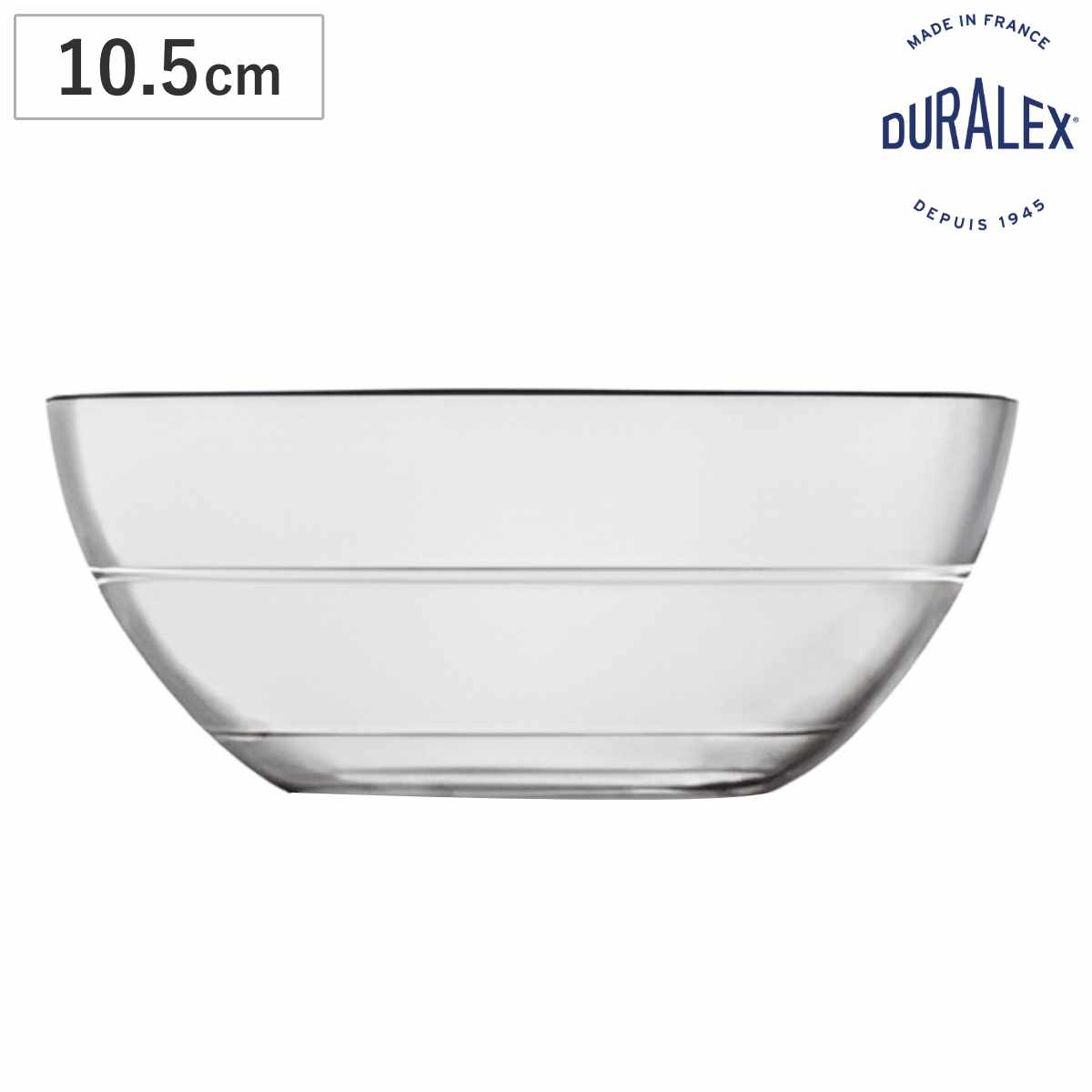 DURALEX デュラレックス リスボウル ボウル 10.5cm （ LYS BOWL 食洗機対応 電子レンジ対応 強化ガラス デザートボウル サラダボウル ガラス製 全面物理強化ガラス アイス フルーツ デザート 丈夫 シンプル おしゃれ ）