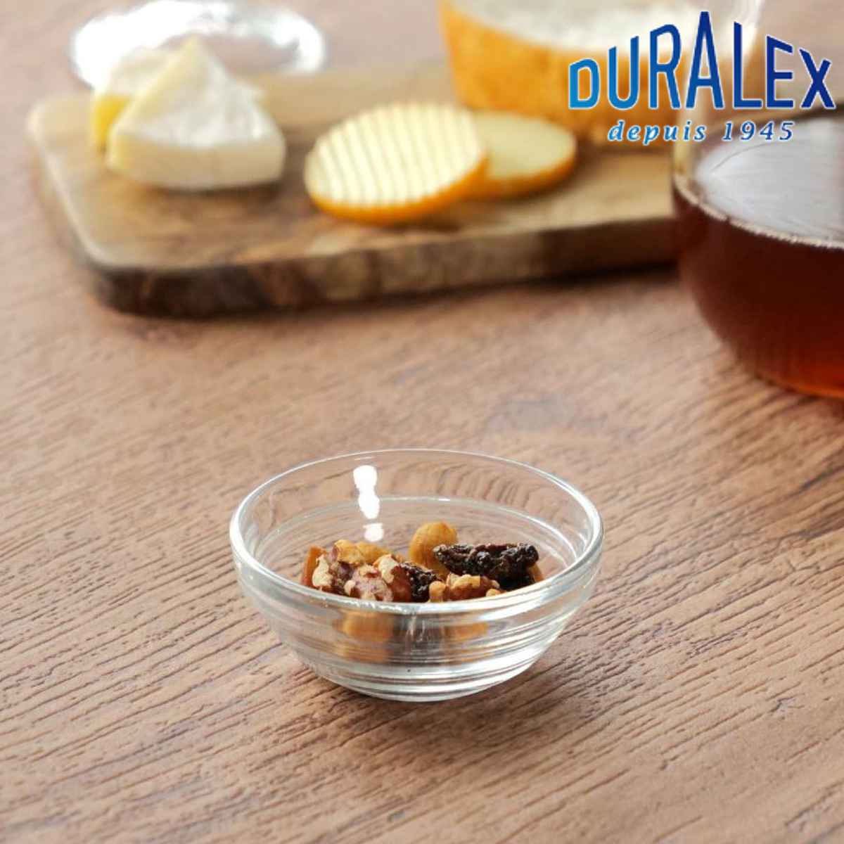 DURALEX デュラレックス リススタック ボウル 7.5cm （ LYS STACK 食洗機対応 電子レンジ対応 強化ガラス デザートボウル サラダボウル ガラス製 全面物理強化ガラス ソース ナッツ デザート アイス 丈夫 シンプル おしゃれ ）