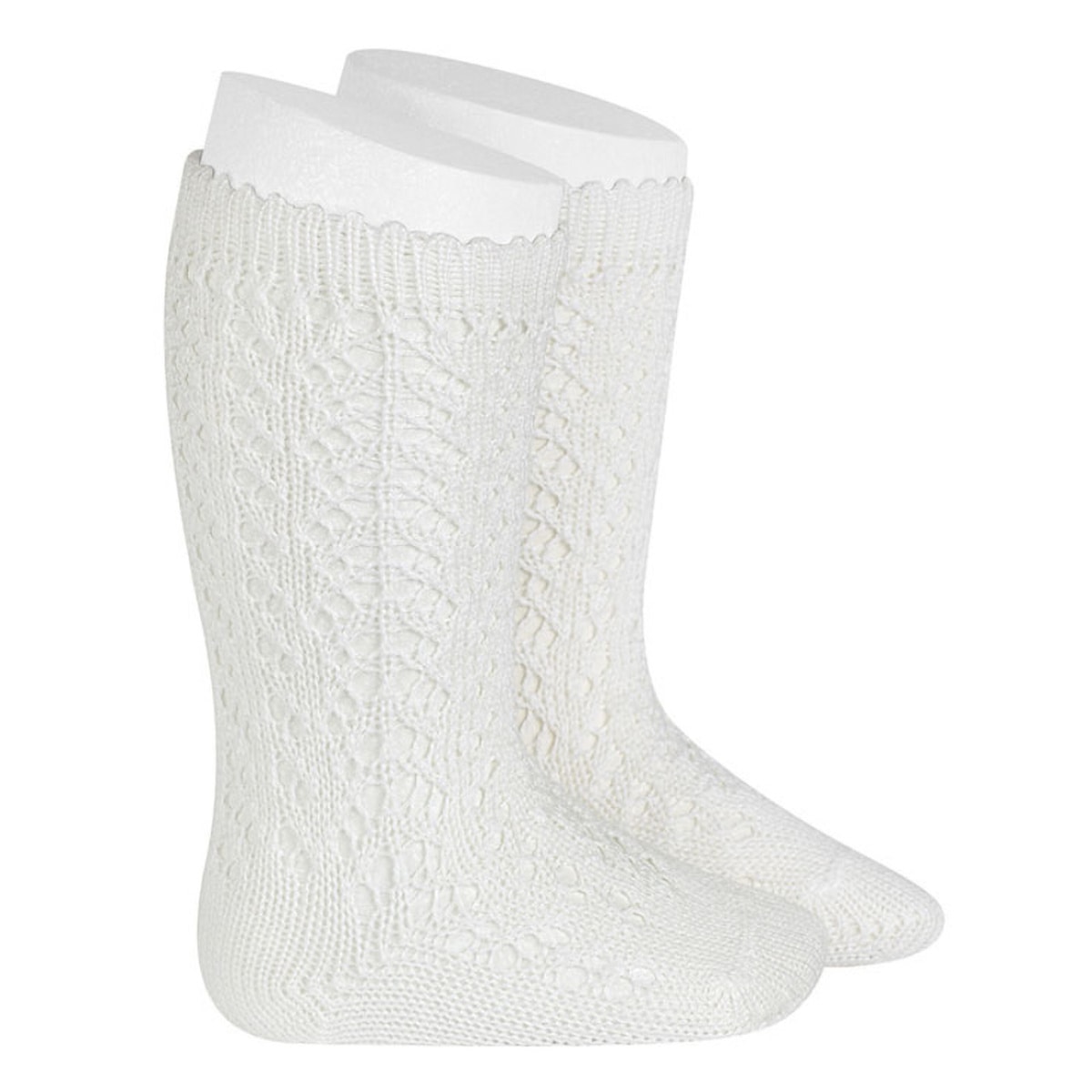 靴下 condor 子供 6ヶ月～3歳 パール オープンワーク ニーソックス カラー1 （ コンドル 子ども用靴下 ベビー キッズ ソックス くつ下 くつした Perle openwork knee socks ニーハイソックス ハイソックス 丈夫 綿 コットン ） 【ナタ 2】