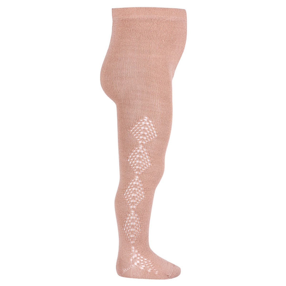 タイツ condor 子供 3歳～4歳 メリノ ウールブレンドタイツ サイド ダイアモンド オープンワーク （ コンドル ベビータイツ 子供用タイツ カラータイツ Merino wool-blend tights with side diamond openwork キッズ ） 【マキリャヘ】