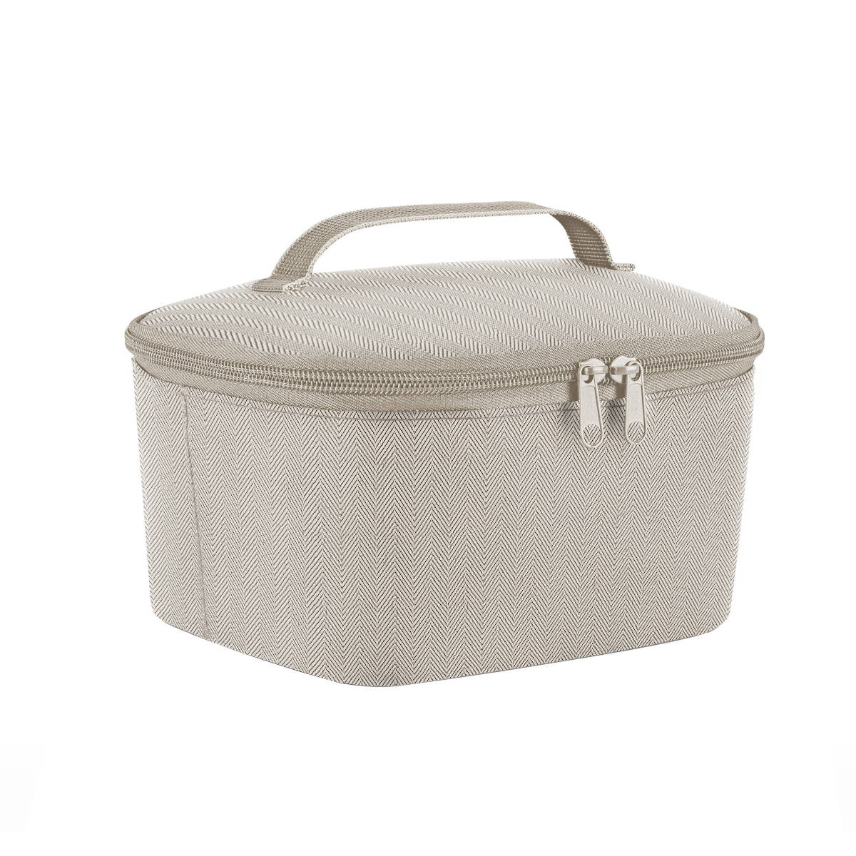 ランチバッグ reisenthel ライゼンタール COOLERBAG S POCKET 2.5L （ 保冷バッグ クーラーバッグ お弁当 ポーチ バッグ 保温 保冷 弁当 買い物 大きく開く 軽量 ソフト ファスナー おしゃれ ） 【HERRINGBONESAND】