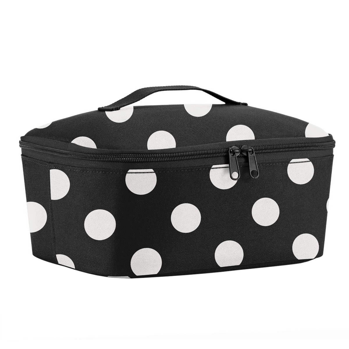 クーラーバッグ reisenthel ライゼンタール COOLERBAG M POCKET （ 保冷バッグ ランチバッグ お弁当 ポーチ バッグ 保冷 保温 軽い マチ広 弁当 買い物 大きく開く ファスナー アウトドア レジャー おしゃれ ） 【DOTSWHITE】