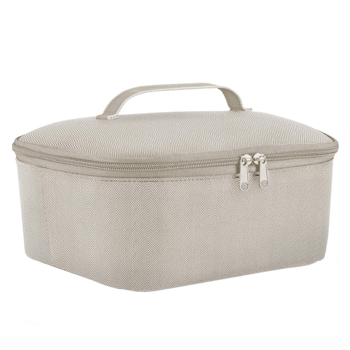 クーラーバッグ reisenthel ライゼンタール COOLERBAG M POCKET （ 保冷バッグ ランチバッグ お弁当 ポーチ バッグ 保冷 保温 軽い マチ広 弁当 買い物 大きく開く ファスナー アウトドア レジャー おしゃれ ） 【HERRINGBONESAND】