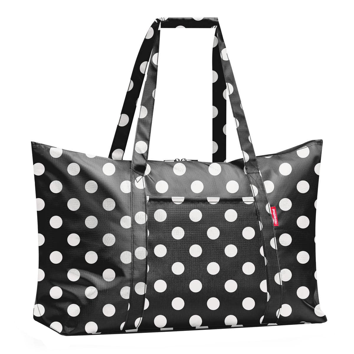 ボストンバッグ reisenthel MINI MAXI TRAVELBAG 30L （ ライゼンタール 大容量 バッグ 美容 学生 美容師 軽量 肩掛け トラベルバッグ 旅行用バッグ サブバッグ ファスナー ポケット コンパクト ） 【DOTSWHITE】