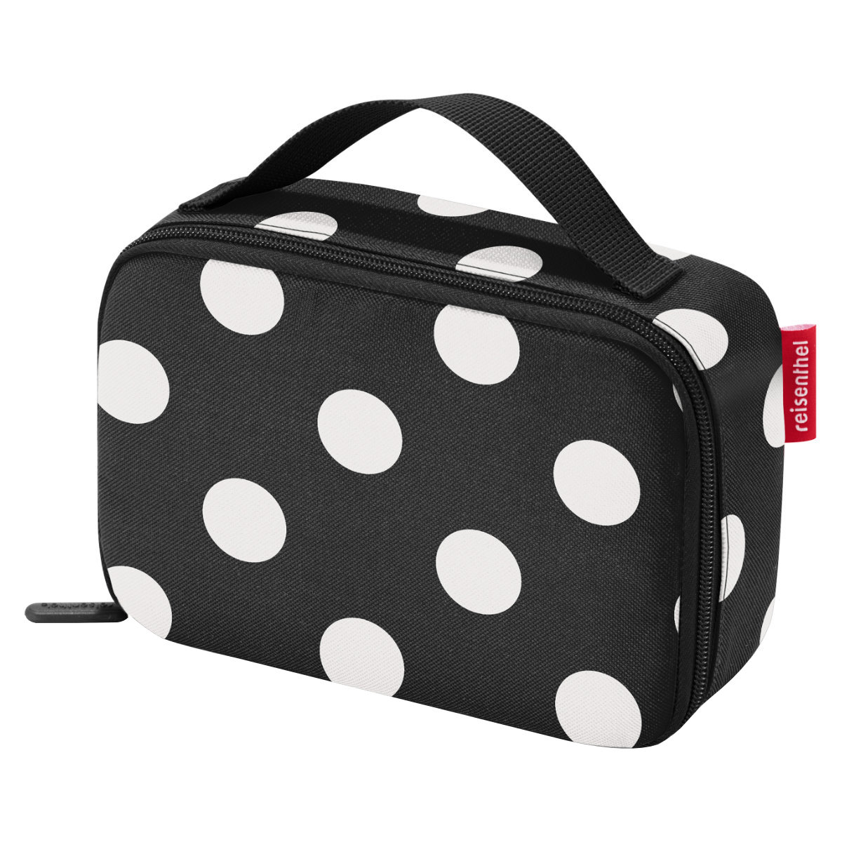 ランチバッグ reisenthel ライゼンタール THERMOCASE 1.5L （ お弁当袋 クーラーバッグ 保冷バッグ ソフト お弁当 ポーチ 保温 保冷 サーモケース 弁当 買い物 大きく開く 軽量 ファスナー おしゃれ ） 【DOTSWHITE】