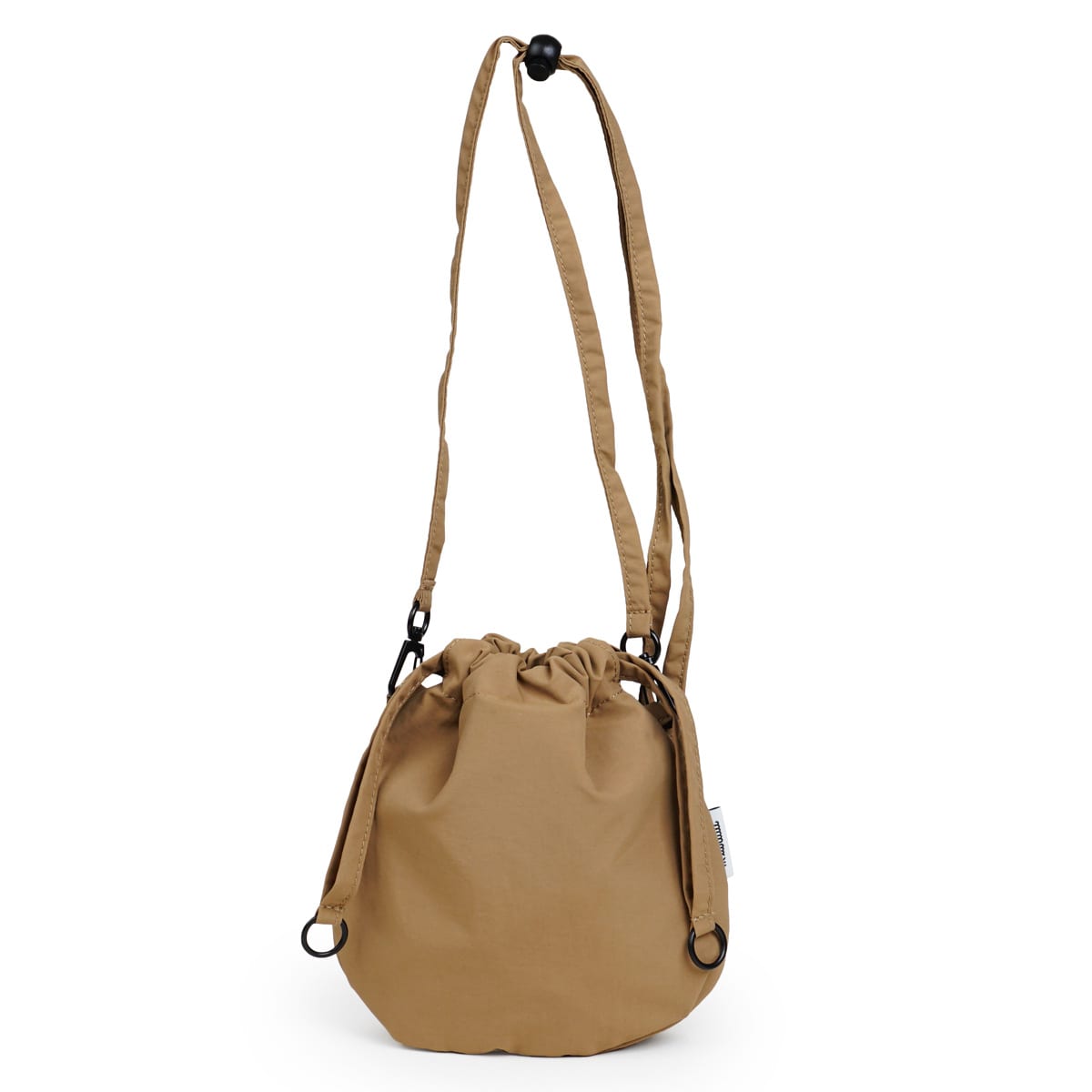 ショルダーバッグ Hellolulu BEA （ バッグ レディース ミニショルダー かばん 鞄 ドローストリングバッグ 軽い ハロルル サコッシュ 2way 巾着 斜め掛け 小さめ 撥水 内ポケット おしゃれ スタイリッシュ ） 【FrostedAlmond】