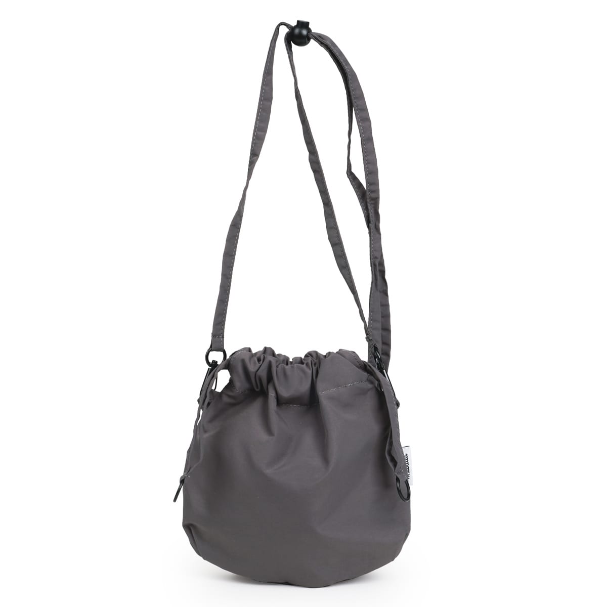 ショルダーバッグ Hellolulu BEA （ バッグ レディース ミニショルダー かばん 鞄 ドローストリングバッグ 軽い ハロルル サコッシュ 2way 巾着 斜め掛け 小さめ 撥水 内ポケット おしゃれ スタイリッシュ ） 【IronGray】