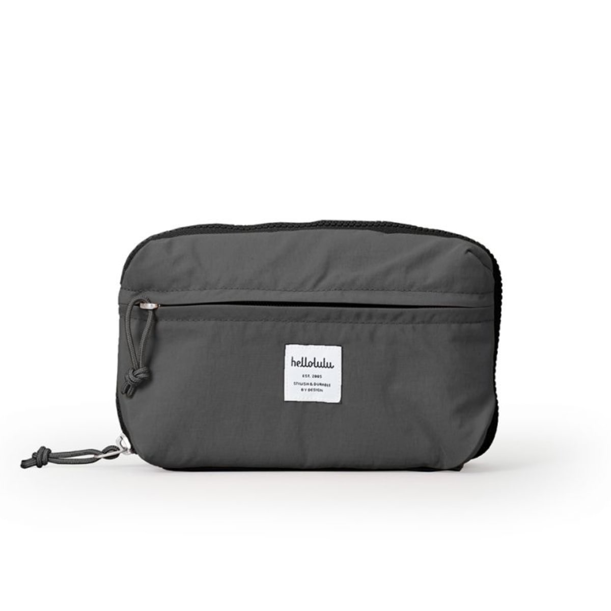 ポーチ Hellolulu DOLCE （ 小物入れ クラッチバッグ 化粧ポーチ トラベルポーチ 軽い 鞄 ハロルル メイク道具 日用品 多機能 2way ファスナー 仕切り 内ポケット 撥水 おしゃれ スタイリッシュ ） 【SlateGray】