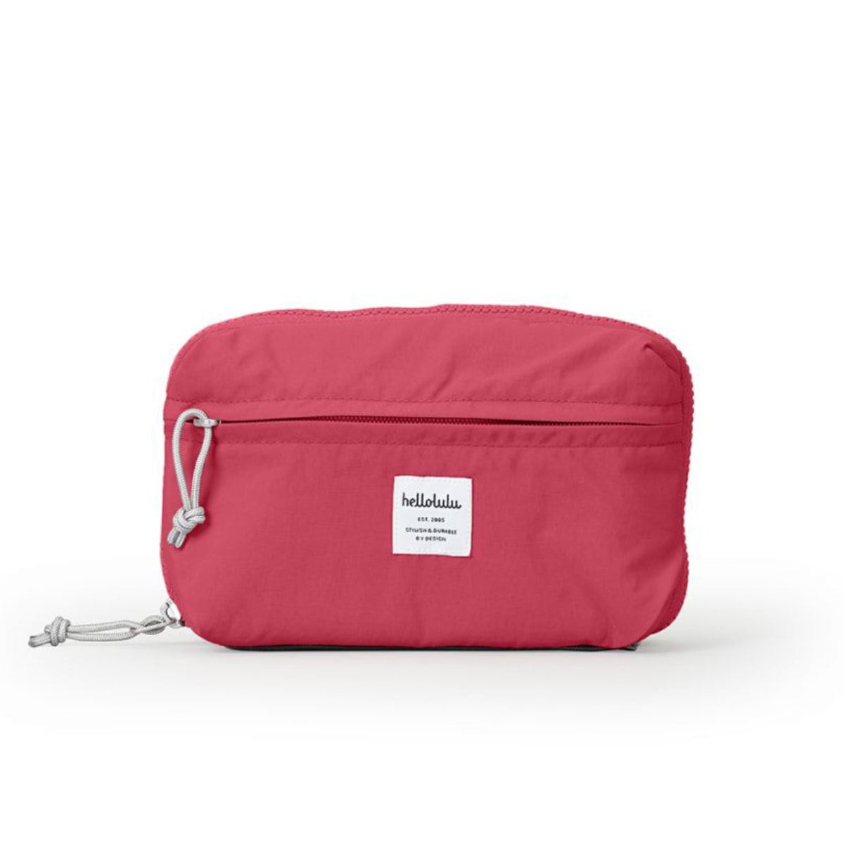 ポーチ Hellolulu DOLCE （ 小物入れ クラッチバッグ 化粧ポーチ トラベルポーチ 軽い 鞄 ハロルル メイク道具 日用品 多機能 2way ファスナー 仕切り 内ポケット 撥水 おしゃれ スタイリッシュ ） 【SweetRouge】