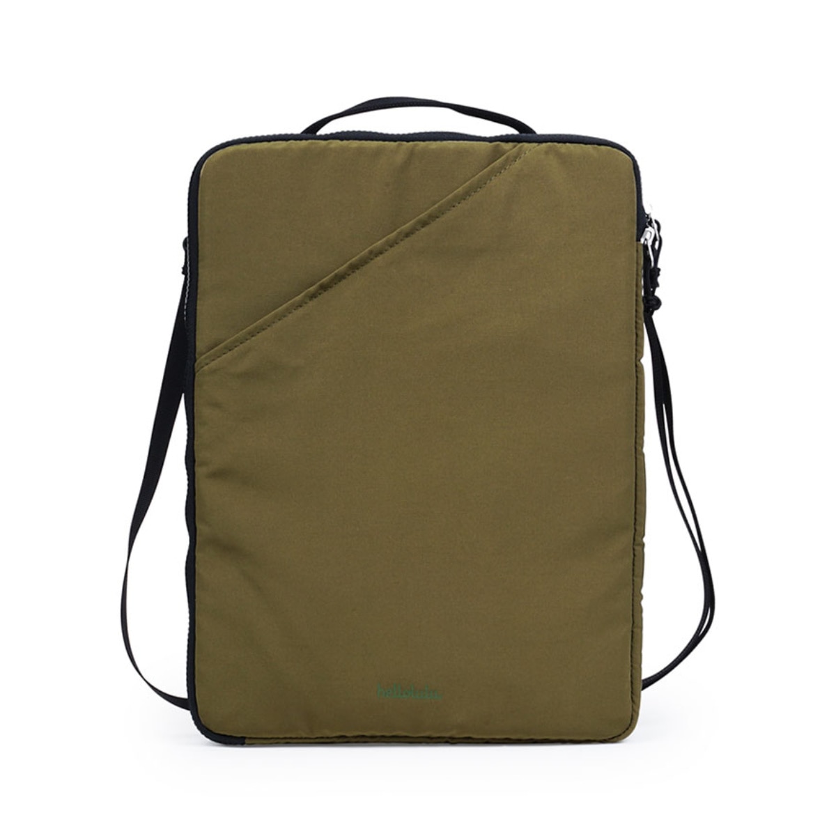 バッグ Hellolulu EILIF 3WAY スリーブケース 16インチ （ ケース ショルダーバッグ PCバッグ 肩掛け かばん 鞄 ノートパソコン 軽い ハロルル 斜め掛け 持ち運び A4 書類 ファスナー 内ポケット メンズ おしゃれ スタイリッシュ ） 【Avocado】