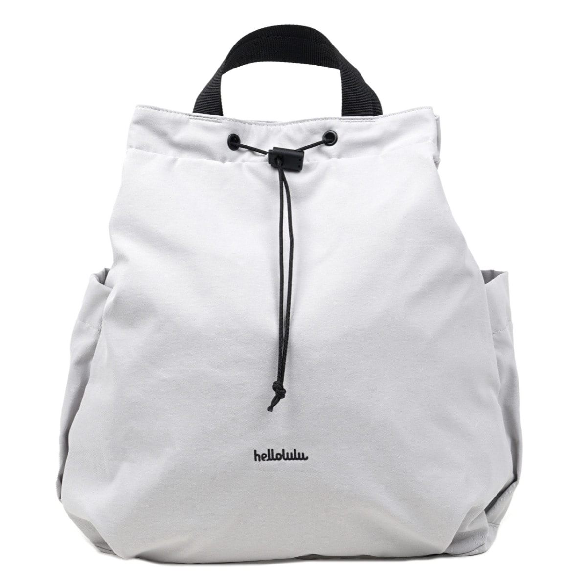 リュック Hellolulu ELIO ECOエディション （ リュックサック バッグ デイパック バックパック トートバッグ かばん 鞄 レディース ハロルル 巾着 軽い 撥水 2way 通学 通勤 ママバッグ マザーズバッグ おしゃれ ） 【CloudyGray】