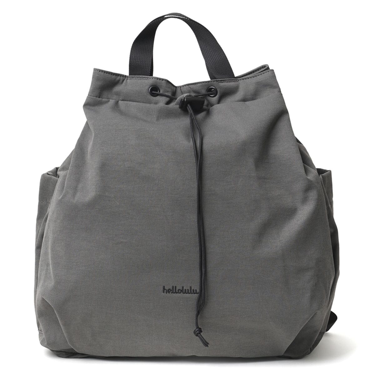 リュック Hellolulu ELIO ECOエディション （ リュックサック バッグ デイパック バックパック トートバッグ かばん 鞄 レディース ハロルル 巾着 軽い 撥水 2way 通学 通勤 ママバッグ マザーズバッグ おしゃれ ） 【GlacierGray】