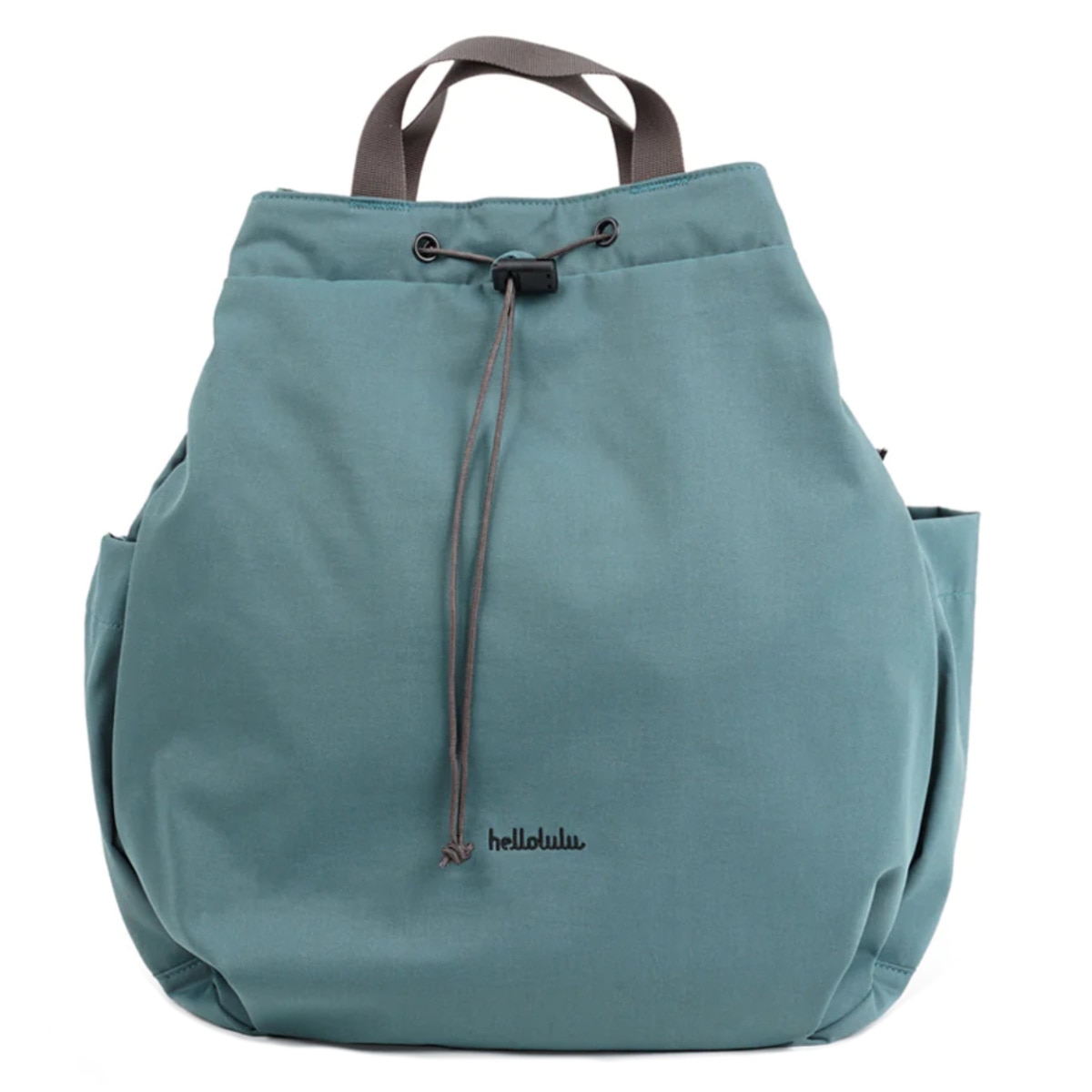 リュック Hellolulu ELIO ECOエディション （ リュックサック バッグ デイパック バックパック トートバッグ かばん 鞄 レディース ハロルル 巾着 軽い 撥水 2way 通学 通勤 ママバッグ マザーズバッグ おしゃれ ） 【ShadedSpruce】