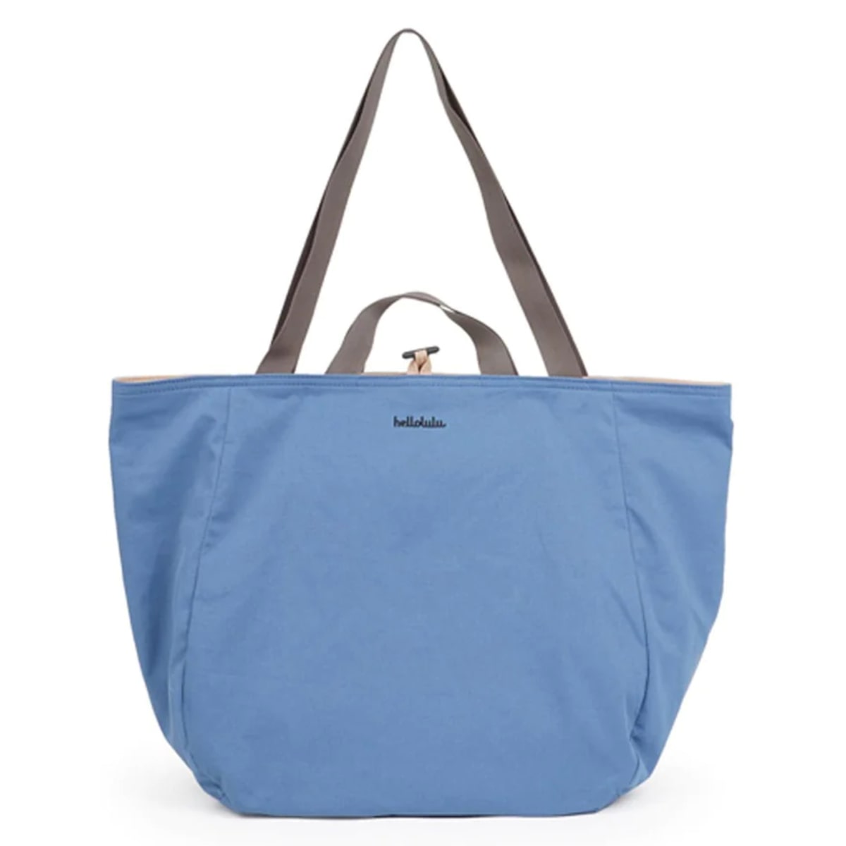 トートバッグ Hellolulu JAKE ECOエディション ダブルサイド 2ウェイ トート （ かばん バッグ ショルダーバッグ マザーズバッグ リバーシブル ハロルル レディース メンズ 軽い 撥水 通学 通勤 サイドポケット おしゃれ ） 【ClassicBluexClayKhaki】