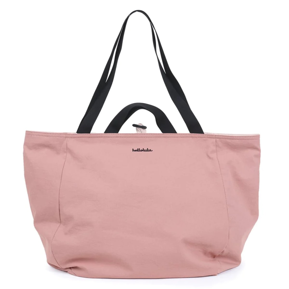 トートバッグ Hellolulu JAKE ECOエディション ダブルサイド 2ウェイ トート （ かばん バッグ ショルダーバッグ マザーズバッグ リバーシブル ハロルル レディース メンズ 軽い 撥水 通学 通勤 サイドポケット おしゃれ ） 【CloudPinkxLinen】
