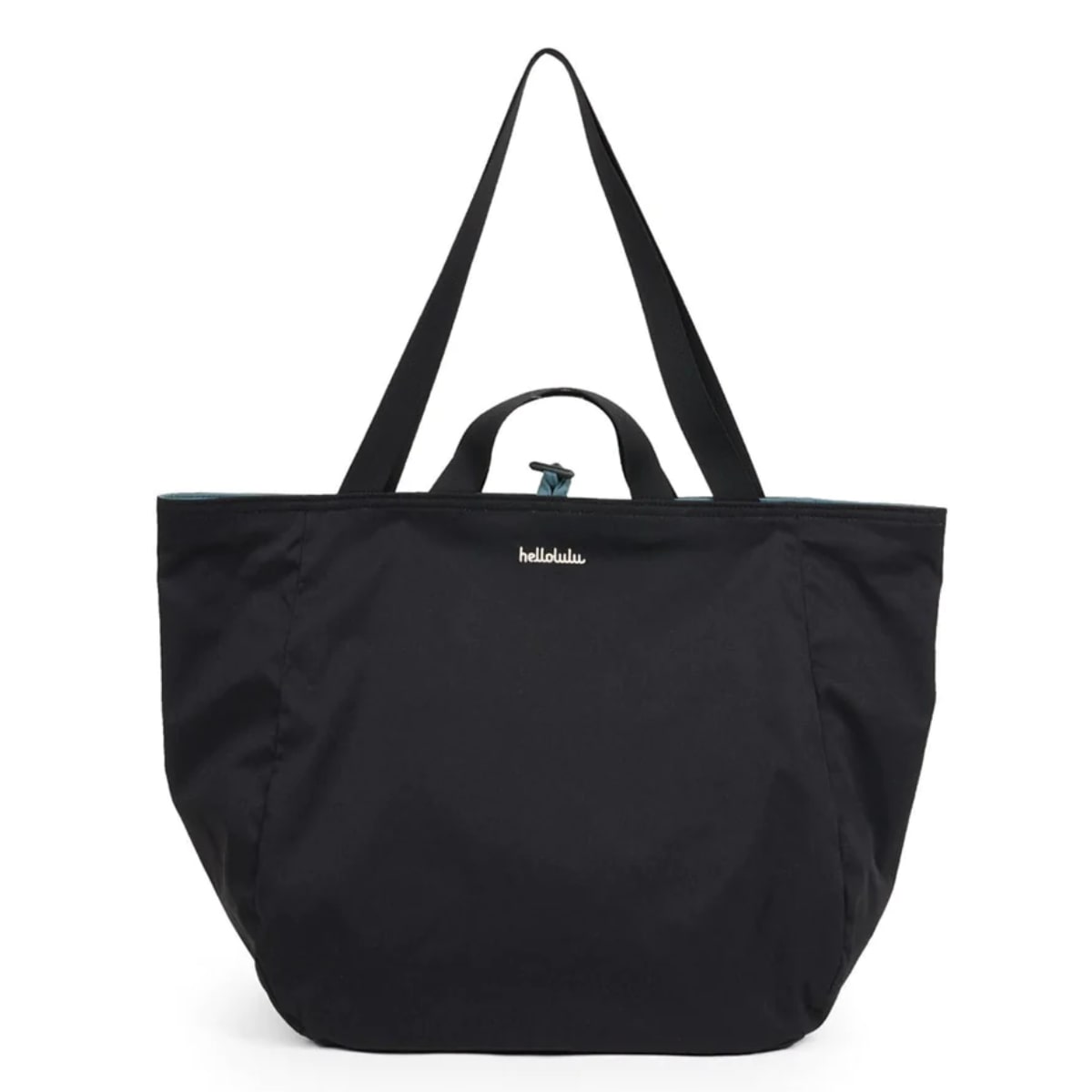 トートバッグ Hellolulu JAKE ECOエディション ダブルサイド 2ウェイ トート （ かばん バッグ ショルダーバッグ マザーズバッグ リバーシブル ハロルル レディース メンズ 軽い 撥水 通学 通勤 サイドポケット おしゃれ ） 【UltraBlackxShadedSpruce】