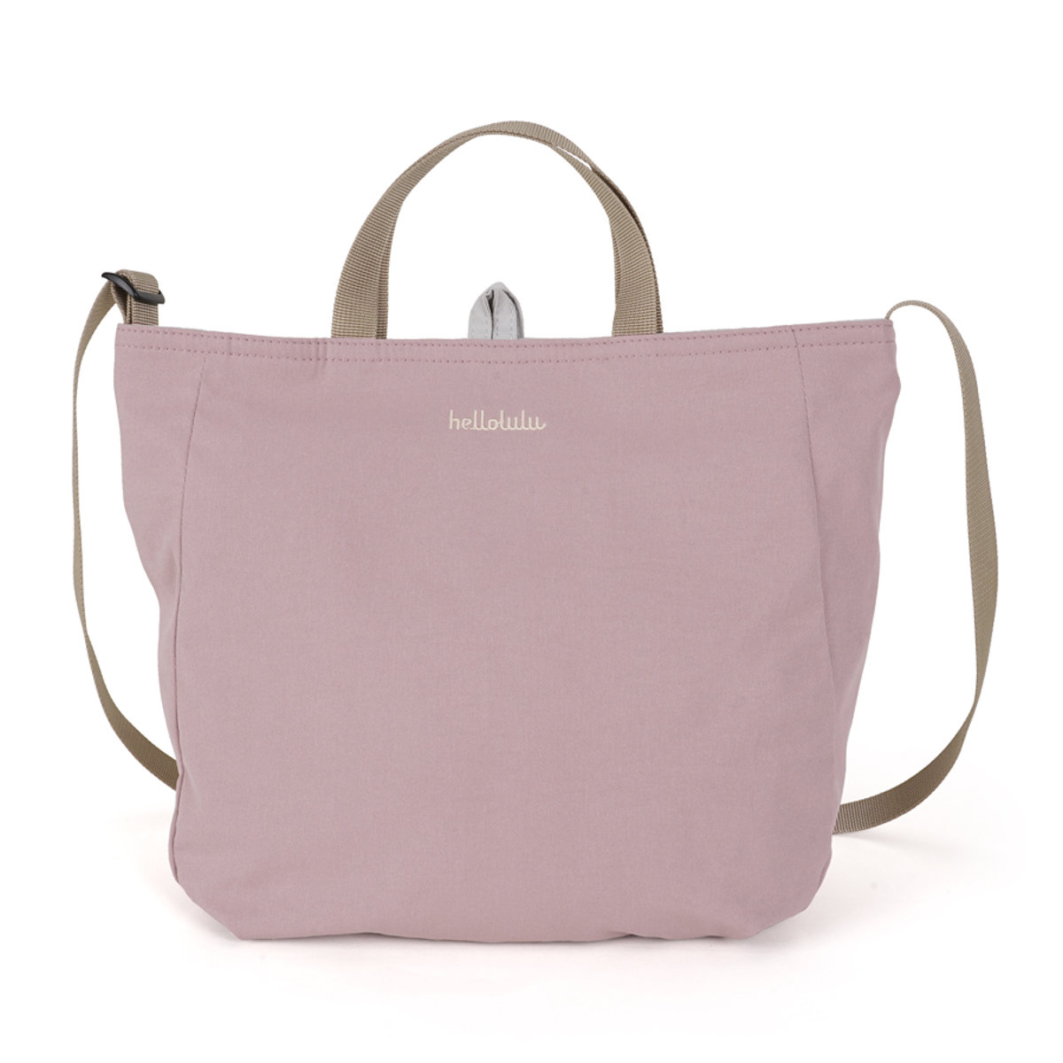 ショルダーバッグ Hellolulu JOLIE ECOエディション ダブルサイド 2ウェイ （ かばん バッグ マザーズバッグ トートバッグ リバーシブル ハロルル レディース メンズ 軽い 撥水 通学 通勤 サイドポケット 肩掛け おしゃれ ） 【MistyLilacxCloudyGray】