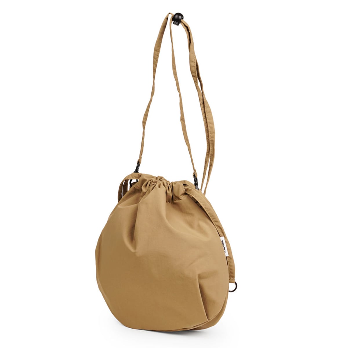 ショルダーバッグ Hellolulu KATE 2WAY オーバルスリング （ バッグ レディース メンズ ショルダー かばん 鞄 クロスボディ 軽い ハロルル 斜め掛け ポシェット 巾着 2way 軽量 撥水 ボタン 内ポケット おしゃれ ） 【FrostedAlmond】